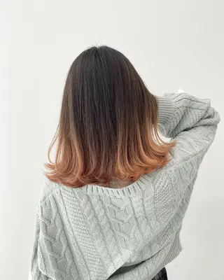 ミディアム カラー パーマ ヘアアレンジ 【公式】amble luxe池袋東口🩷のヘアスタイル