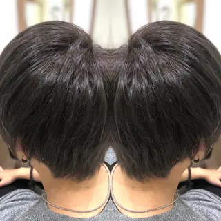 メンズ 韓国レイヤー×透明感 カラー/山崎一輝のヘアスタイル