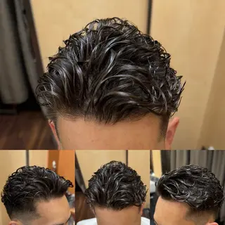 ミディアム 阿賀 佑季のヘアスタイル