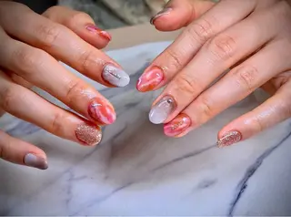 ネイル BlueLagoon 🩵 KUMIのネイルデザイン