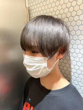 ショート カラー メンズブリーチカラー ❤︎hirokoのヘアスタイル