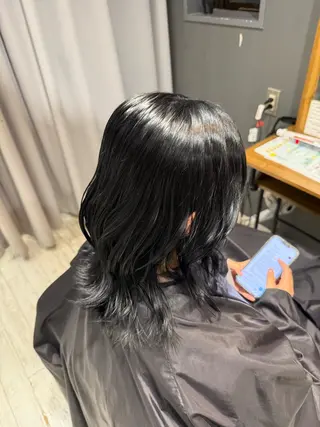 カラー まつもと みなつのヘアスタイル