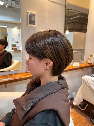 ショート 澤井 佑果のヘアスタイル