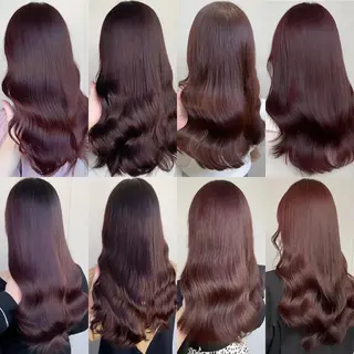 ロング カラー ブリーチなし Wカラー🩷星野翔太のヘアスタイル