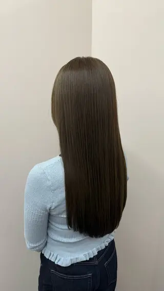 ロング 森本 朝香のヘアスタイル