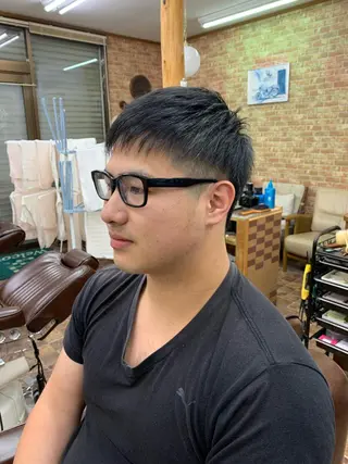 ショート メンズ 羽木 隆徒のヘアスタイル