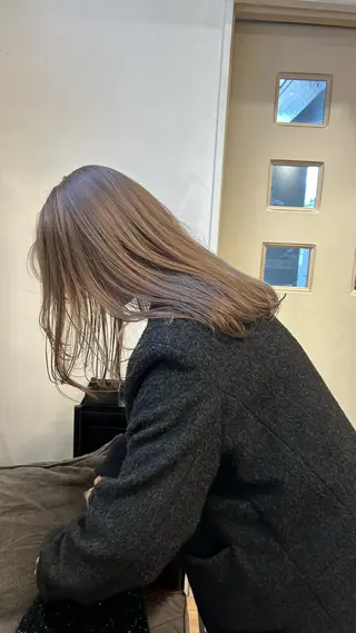 ミディアム カラー じゅわっと暖色カラー 🍊Moemiのヘアスタイル