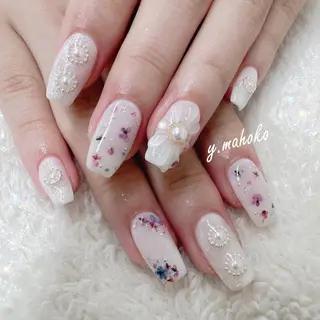 ネイル パラジェル有/ 長さだし/mahoのネイルデザイン