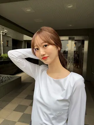 ミディアム キッズ 小顔似合わせカット ┊︎*AYANO*のヘアスタイル