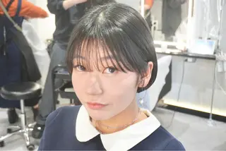 ショート ミヤザキ ユタカのヘアスタイル