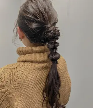 カラー ヘアアレンジ hana ROCCO3rdのヘアスタイル