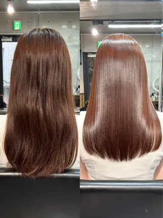 セミロング カラー パーマ ヘアアレンジ ショートボブ髪質改善 縮毛矯正のプロ山道潤のヘアスタイル