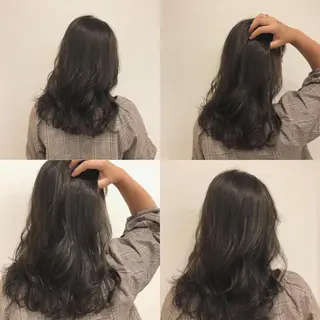 ロング カラー パーマ ヘアアレンジ メンズ キッズ ネイル マツエク・マツパ MEGUMI megumiのヘアスタイル