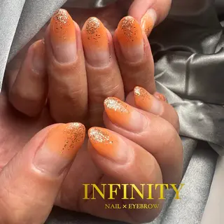 ミディアム カラー メンズ キッズ ネイル アイブロウ INFINITY Sachiのネイルデザイン
