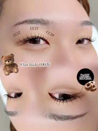 マツエク・マツパ iBROW. 新越谷 田中 桃香のマツエク・マツパデザイン