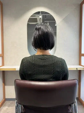 ショート くせ毛カット終着点 カワサキトオル溝の口のヘアスタイル
