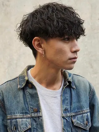 ショート パーマ メンズ SENTA✨メンズ パーマ✨fifth栄のヘアスタイル