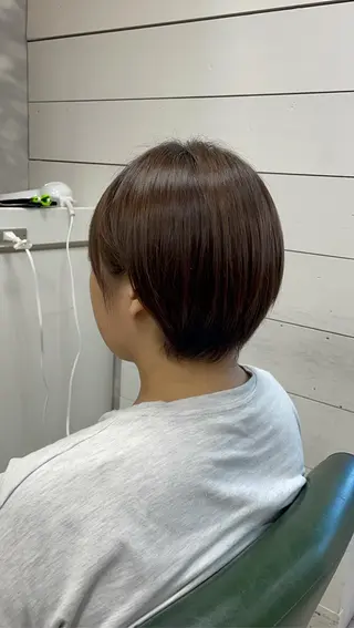 ショート カラー 似合わせ/前髪カット /店長   村上直也のヘアスタイル