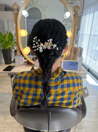 ロング ヘアアレンジ KEEN.渋沢/ 横溝小夏のヘアスタイル