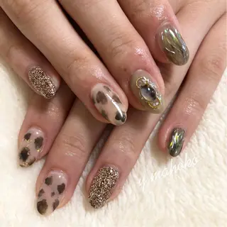 ネイル パラジェル有/ 長さだし/mahoのネイルデザイン