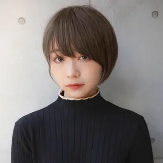 ショート カラー 岡安優太 顔まわり似合せが得意のヘアスタイル