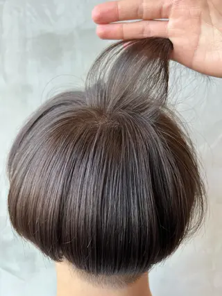 ショート カラー メンズ 波巻きスパイラルパー マ/シャドウパーマ駿のヘアスタイル