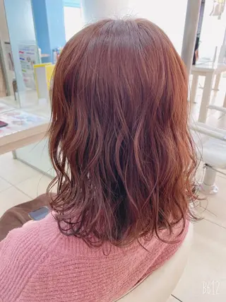 ミディアム カラー 🫧ダメージレス🫧 松下のヘアスタイル