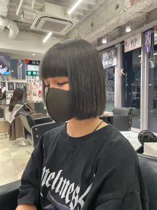 ショート 似合わせカット/ デザインカラー🦄のヘアスタイル