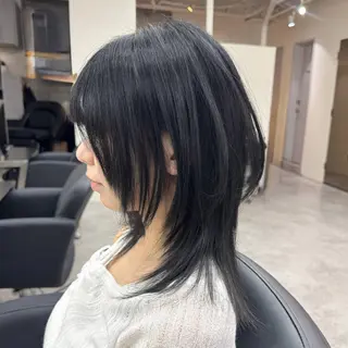 ミディアム カラー 🎀レイヤー×透明感 ×髪質改善🎀米田のヘアスタイル