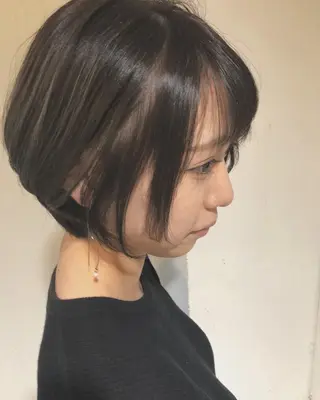 ショート カラー ヘアアレンジ メンズ キッズ ネイル マツエク・マツパ 透明感カラー🤎 ゆりのヘアスタイル