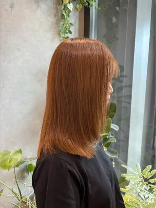 ミディアム カラー カットモデル𓍲横堤 🫧秋積日向のヘアスタイル