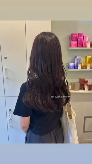 ロング ParveMix 宮﨑 梨里のヘアスタイル