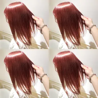 ミディアム カラー ヘアアレンジ 💎韓国レイヤー ×エクステゆうま💎のヘアスタイル