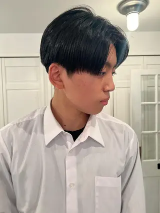 メンズ ブリーチカラー🎀 韓国風/寺門美優のヘアスタイル