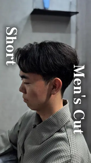 ショート メンズ 札幌大通/メンズ/ 縮毛矯正•髪質改善のヘアスタイル