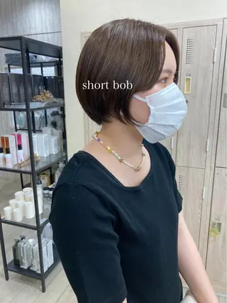 ショート カラー 初めてのショート お任せください✂️のヘアスタイル