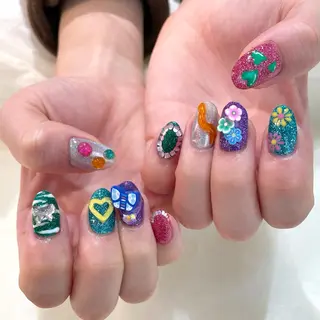 ネイル 新井 ひなののネイルデザイン