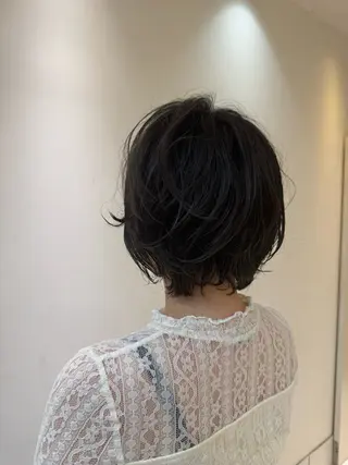 ショート パーマ 大庫 桜のヘアスタイル