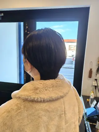 ショート トリコヘアサロン 新井千智のヘアスタイル