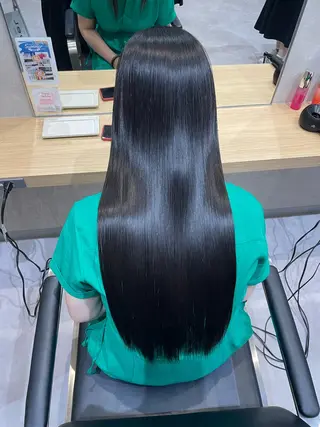 ロング ハイトーンカラー 縮毛矯正/ジャックのヘアスタイル