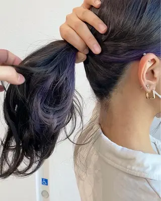 セミロング カラー インナーカラー/レイ ヤーカット♡/マキシのヘアスタイル