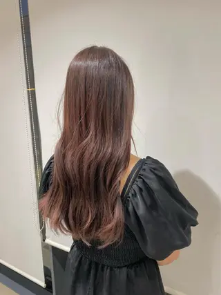 ロング カラー mei / レイヤー 顔まわり 🤍のヘアスタイル