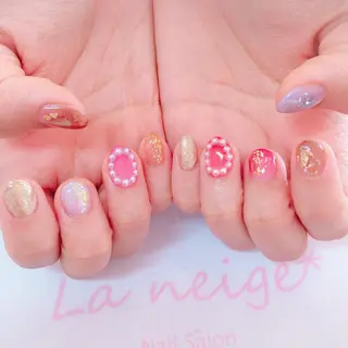 ネイル La neige* yuki 🐩🌙のネイルデザイン