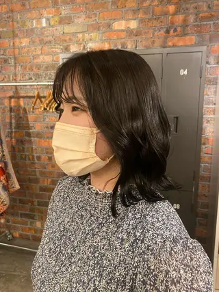 カラー the BRIDGE 加藤みのりのヘアスタイル