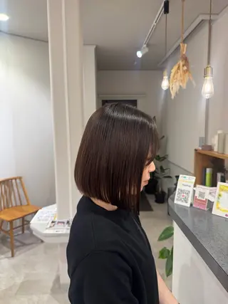 ミディアム パーマ yu riのヘアスタイル