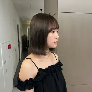 ショート カラー 髪質改善カラー/ボブ 🌻Mutsumiのヘアスタイル