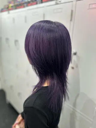 ミディアム 🪼モモカ/デザイン ハイトーンカラー🪼のヘアスタイル