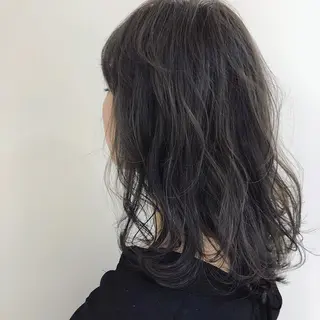 セミロング カラー 【髪質改善】 梅田　聡のヘアスタイル