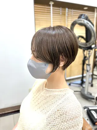 ショート カラー 藤田 祥平のヘアスタイル