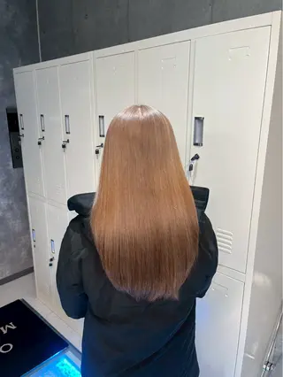 ロング カラー 🌈推し活ハイトーン 💫荒川結星のヘアスタイル